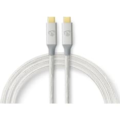 Nedis CCTB64020AL20 USB 3.2 Gen 2x2 USB-C Uros-USB-C Uros 100W 2.00 m USB kaapeli