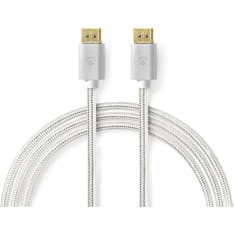 Nedis CCTB37014AL20 male to male 2.00 m DisplayPort cable