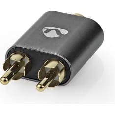 Nedis CATB22255AL 2x RCA male-3.5 mm female Stereo audio adapter
