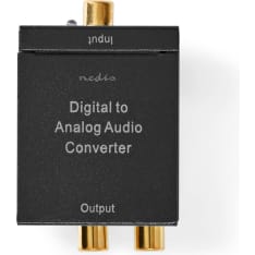 Nedis ACON2510BK Yksisuuntainen Digitaalinen Audiomuunnin