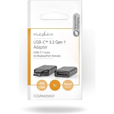 Nedis USB-C uros - DisplayPort naaras sovitin