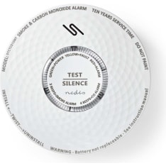 Nedis DTCTCS10WT carbon monoxide and smoke alarm
