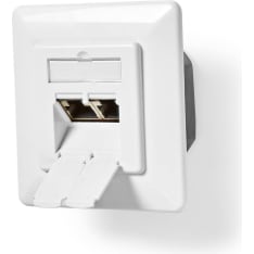 Nedis 2-port CAT6 RJ45 wall box