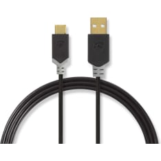 Nedis CCBW60601AT20 USB-A Male to USB-C Male 60W 2.00 m USB 2.0 cable