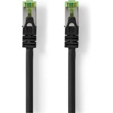 Nedis black 10 m CAT7 PiMF network cable
