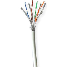 Nedis CCBG8548GY100S S/FTP 100.0 m CAT7 Verkkokaapeli