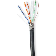 Nedis CCBG8598BK100S S/FTP 100.0 m CAT6 Verkkokaapeli