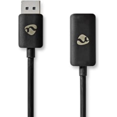 Nedis CCGP37108BK02 DisplayPort uros-HDMI Ulostulo 0.20 m DisplayPort-sovitin