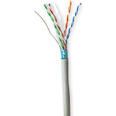 Nedis CCBG8522GY100S F/UTP-CCA 100.0 m CAT6 Verkkokaapeli