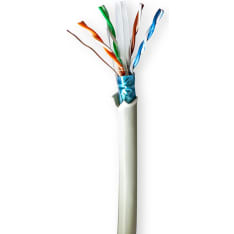 Nedis CCBG8526GY100 F/UTP 100.0 m CAT6 Verkkokaapeli