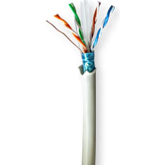Nedis CCBG8526GY100S F/UTP 100.0 m CAT6 Verkkokaapeli