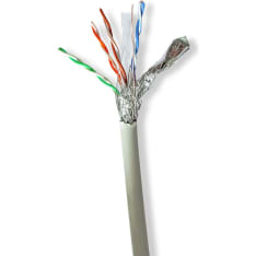 Nedis CCBG8528GY100 S/FTP 100.0 m CAT6 Verkkokaapeli