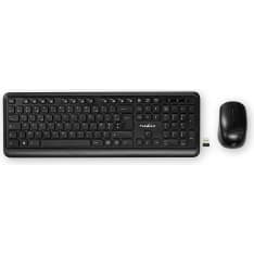 Nedis KBMCW100BKFR AZERTY FR Hiiri ja Näppäimistö