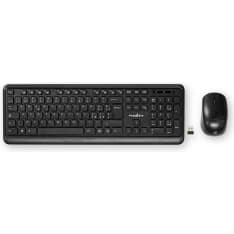 Nedis KBMCW100BKIT QWERTY IT Hiiri ja Näppäimistö