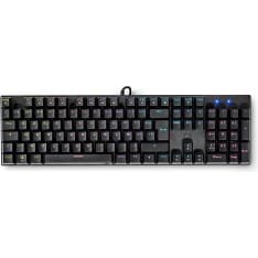 Nedis GKBDM110BKFR Langallinen AZERTY FR Led Pelinäppäimistö