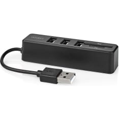 Nedis CCGB60250BK01 USB-keskitin