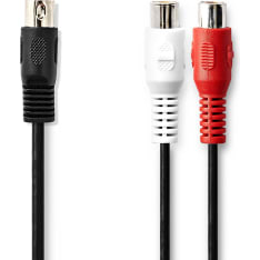 Nedis CAGL20250BK02 DIN Audiokaapeli