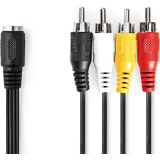 Nedis CAGL20475BK02 DIN Audiokaapeli