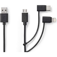 Nedis CCGL60620BK10 3 in 1 cable