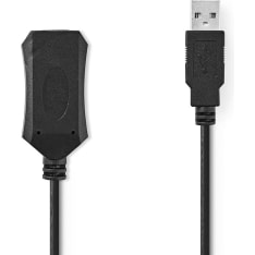 Nedis CCGL60EXTBK200 Aktiivinen USB-kaapeli