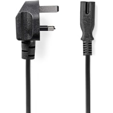 Nedis CEGL11140BK20 UK Virtakaapeli