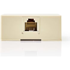 Nedis CTGB90822IV Telephone socket outlet