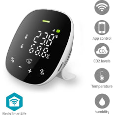 Nedis WIFISA20CBK SmartLife air quality meter
