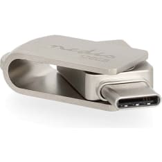 Nedis FDRIUC3128SI 128 GB USB-A/USB-C Memory Stick