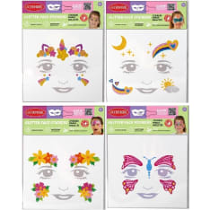 Glitter skin stickers