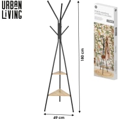 Urban Living pystynaulakko kahdella hyllyllä