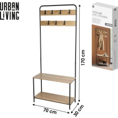 Urban Living naulakko kenkätelineellä