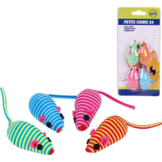 Kats 4kpl hiirilelu lajitelma kissoille