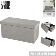 Urban Living Kube “linen” foldable storage bench