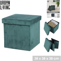 Urban Living Kube “corduroy” foldable storage ottoman
