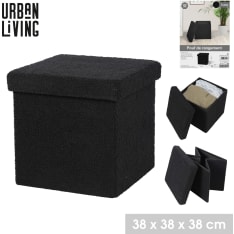 Urban Living Kube “Teddy” foldable storage ottoman