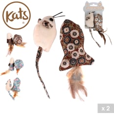 Kats 2‑piece cat toy set