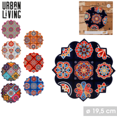 Urban Living ceramic coaster 19,5 cm assortment
