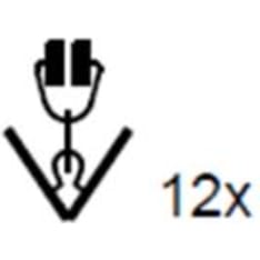 Thule Room 12kpl verhokiinnike