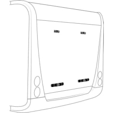 Thule OM 306931 Asennuskisko polkupyörätelineisiin, kaarevaan seinään