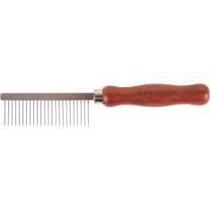 Show Tech Wooden Handle karhealle turkille 18 cm koiran kampa