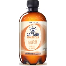 Gutsy Captain Zero Ginger-Lemon 400 ml kombucha