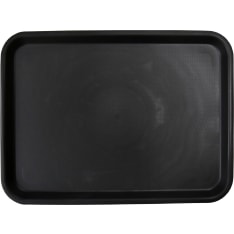 Black 42x31x2cm plastic tray