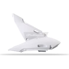 Polisport side panel KX65(00-->)KLX110(02-09)/RM65(03-05)/DR-Z110 white (6)
