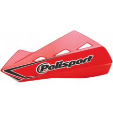 Polisport Qwest hand guards + bracket set red CR04 (25)