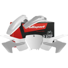 Polisport plastic kit TC125/250, FC250/350/450 16-18 White (1)