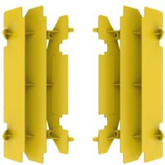 Polisport radiator louvers Suzuki RM125(01-08) RM250(96-06) Yellow rm01 (10)