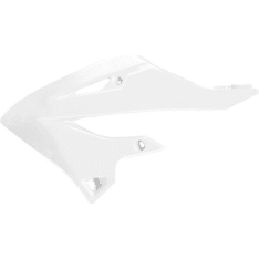 Polisport radiator scoops Yamaha YZ125/250 (22->) white WHITE (10)