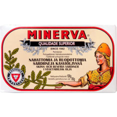 Minerva 120/85 g skinless/boneless sardines in vegetable oil
