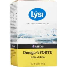 Lysi Omega-3 Forte 64+16 kpl kalaöljykapseli