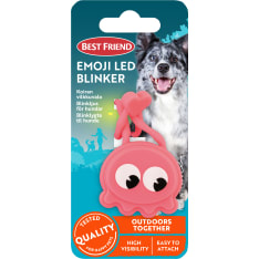 Best Friend Emoji LED Blinker for dogs